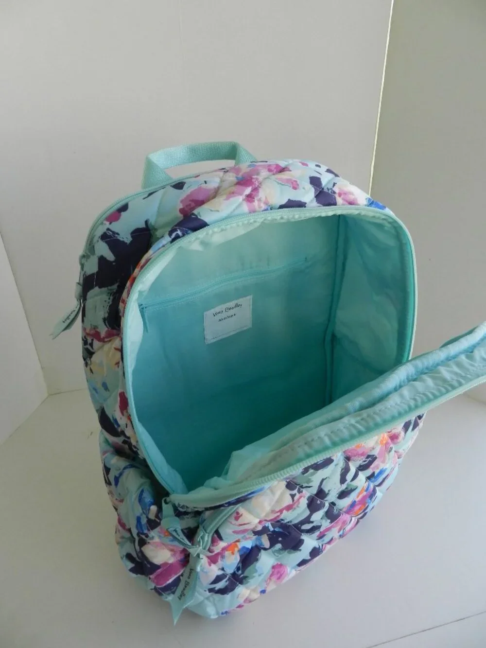Vera Bradley Essential LARGE Backpack Laptop Backpack in Sage